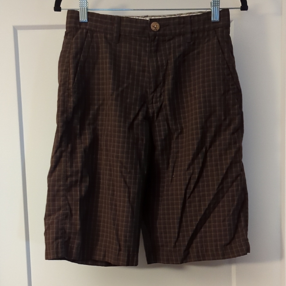 Tony Hawk Brown Flat Front Shorts